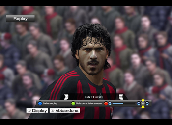 Gattuso in un replay