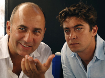 Scamarcio col regista Ferzan Ozpetek