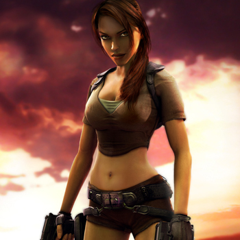Lara Croft in Tomb Raider Legend